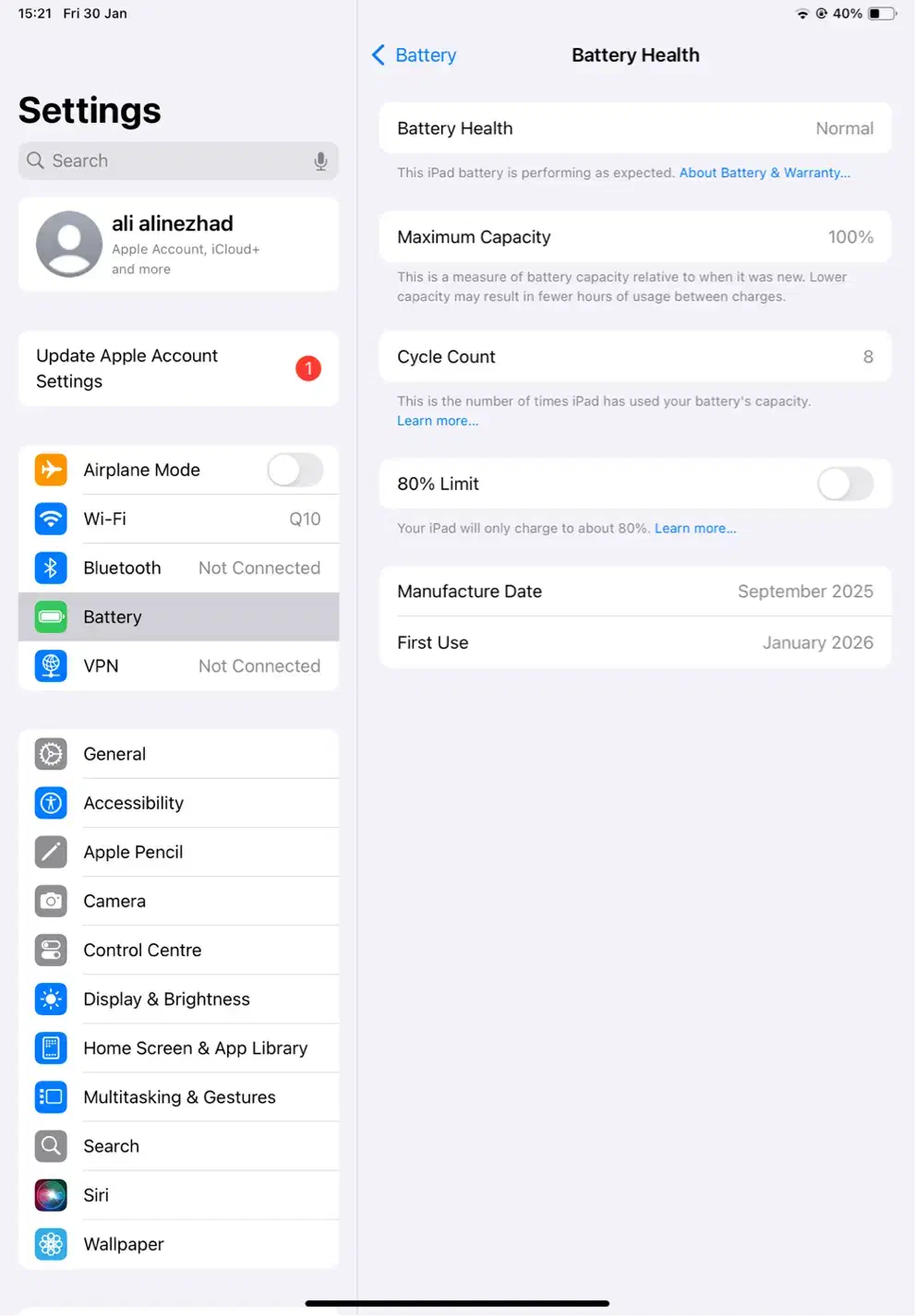 iPad a16 2025|تبلت|ارومیه, |دیوار