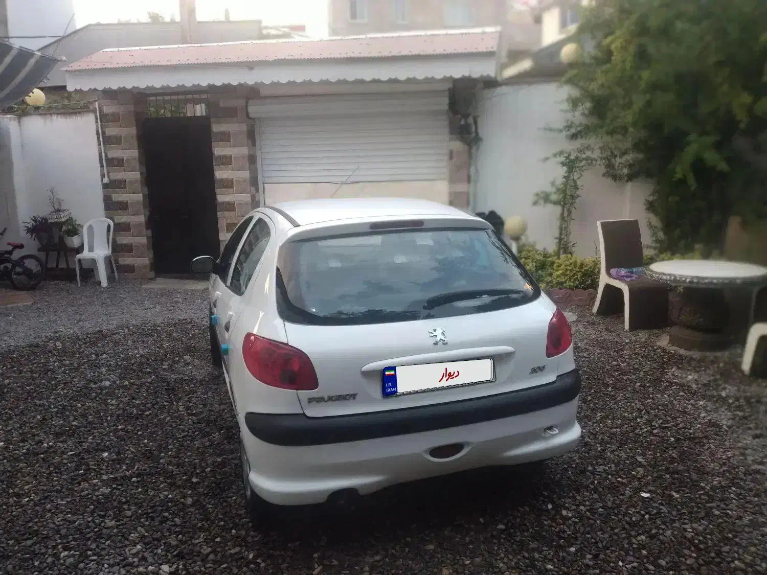 پژو 206 تیپ 5 سفید صدفی مدل 94 تک مالک|خودرو سواری و وانت|کوچصفهان, |دیوار