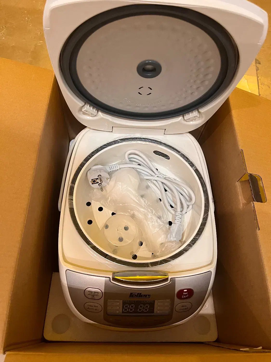 پلوپز فلرrc96 با گارانتی و جعبه|اجاق گاز و لوازم برقی پخت‌وپز|تهران, بهار|دیوار