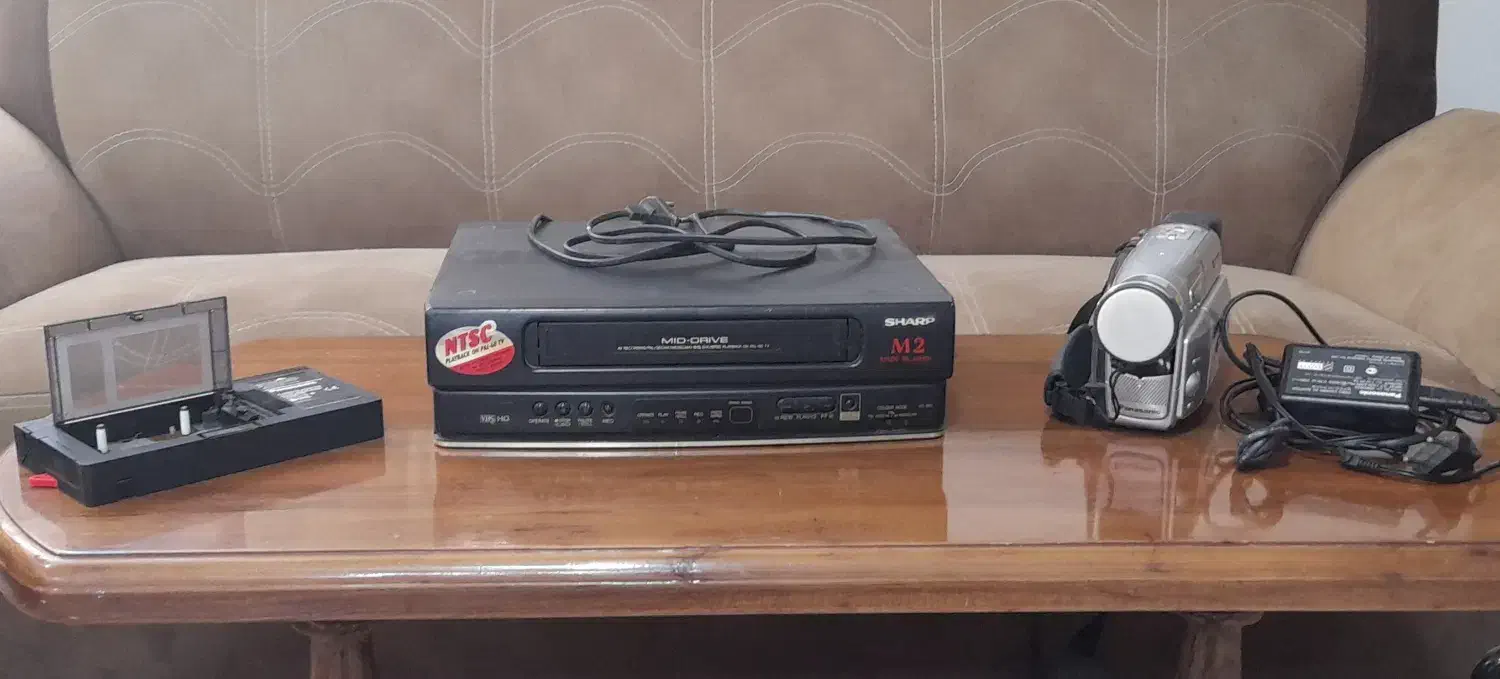 ویدئو vhs شارپ|پخشکننده DVD و ویدیو|بیرجند, |دیوار