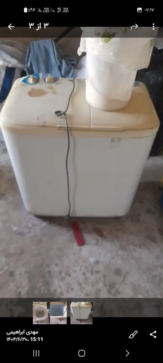 ماشین لباسشویی سالم|ماشین لباسشویی و خشککن لباس|بیجار, |دیوار