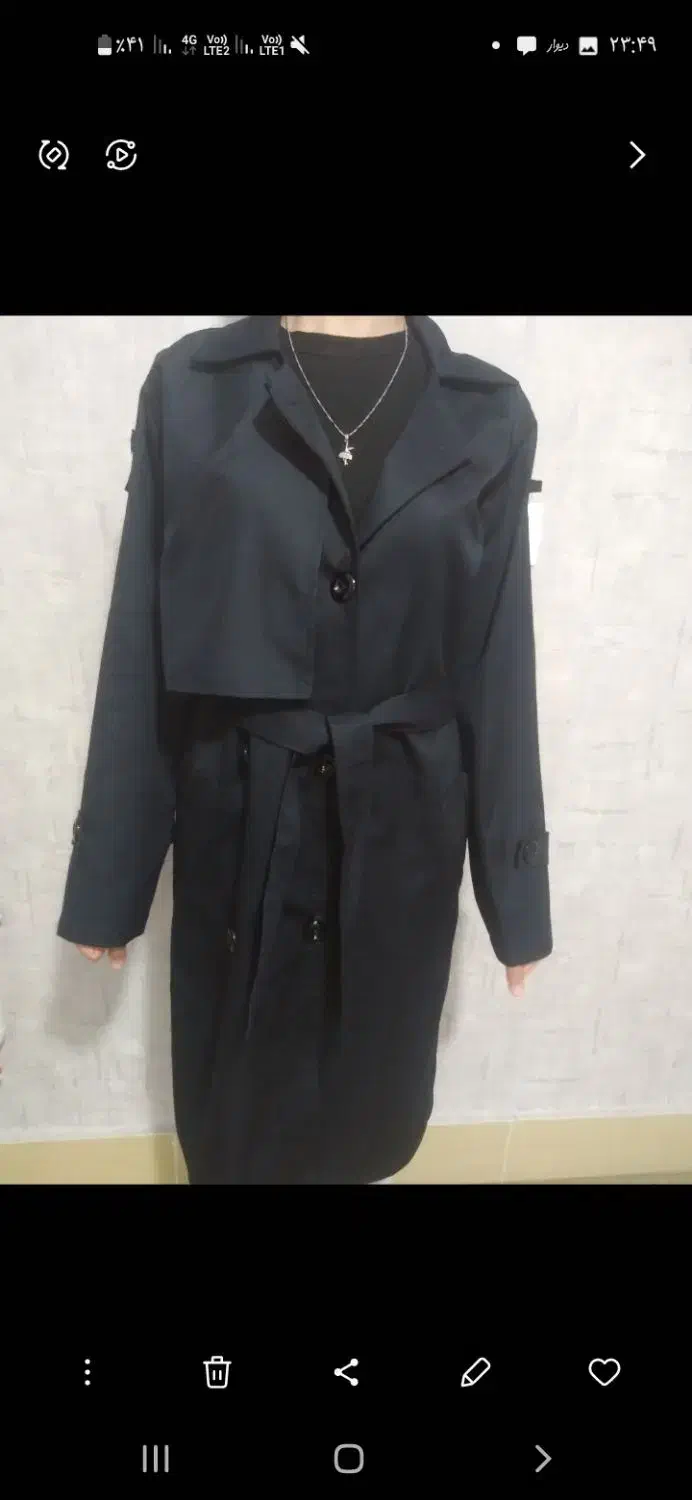 ترنج کت سرمه ای|لباس|تویسرکان, |دیوار