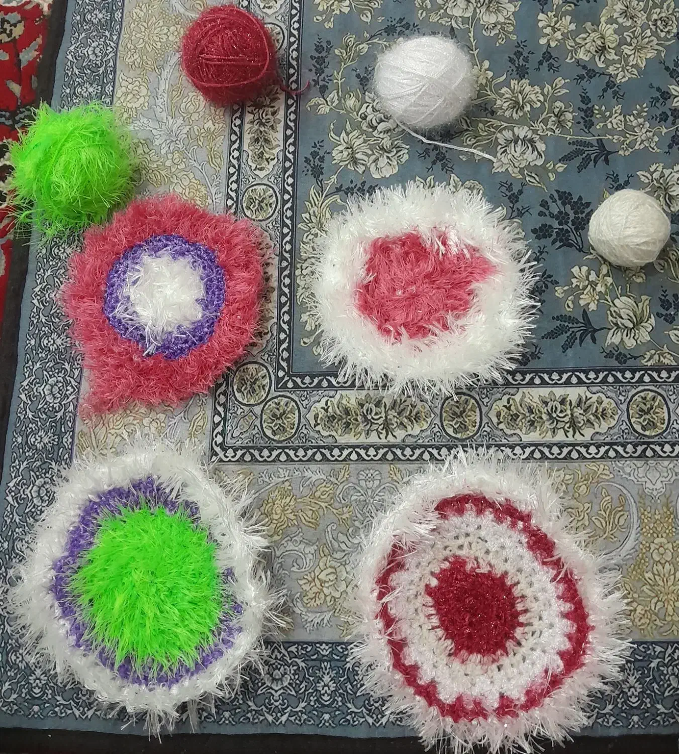 بافت اسکاج خانگی نو|مواد شوینده و دستمال کاغذی|قهدریجان, |دیوار