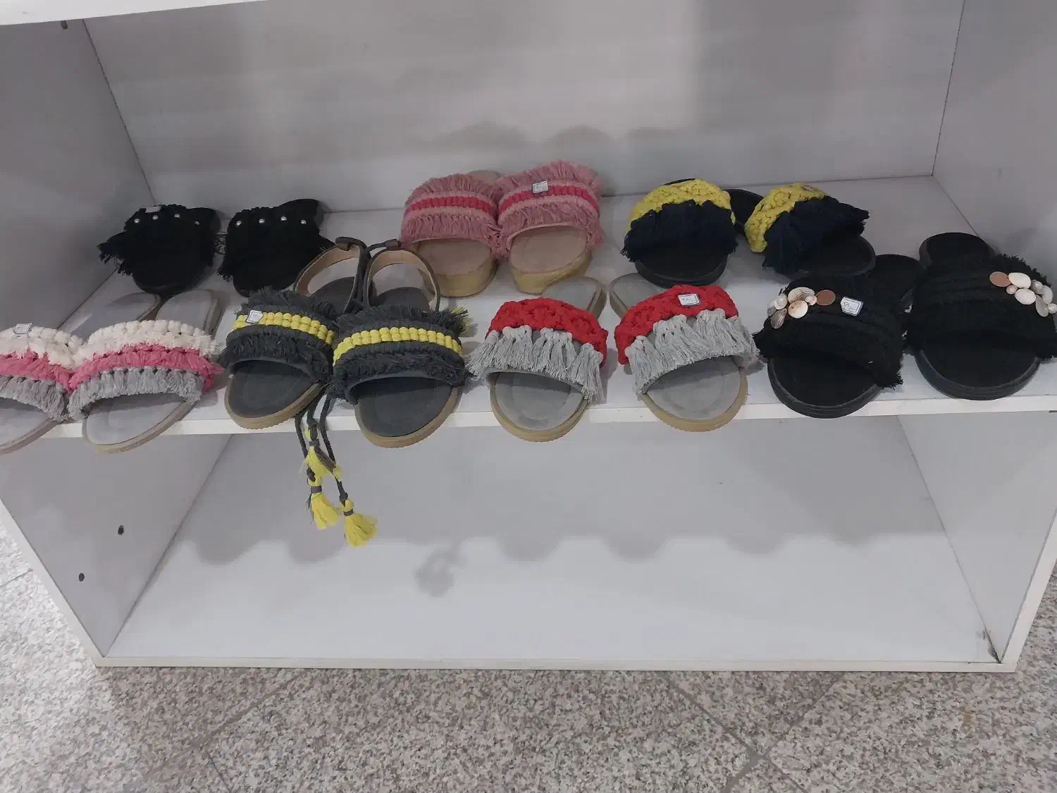 صندل مکرومه|کیف، کفش، کمربند|بیرجند, |دیوار