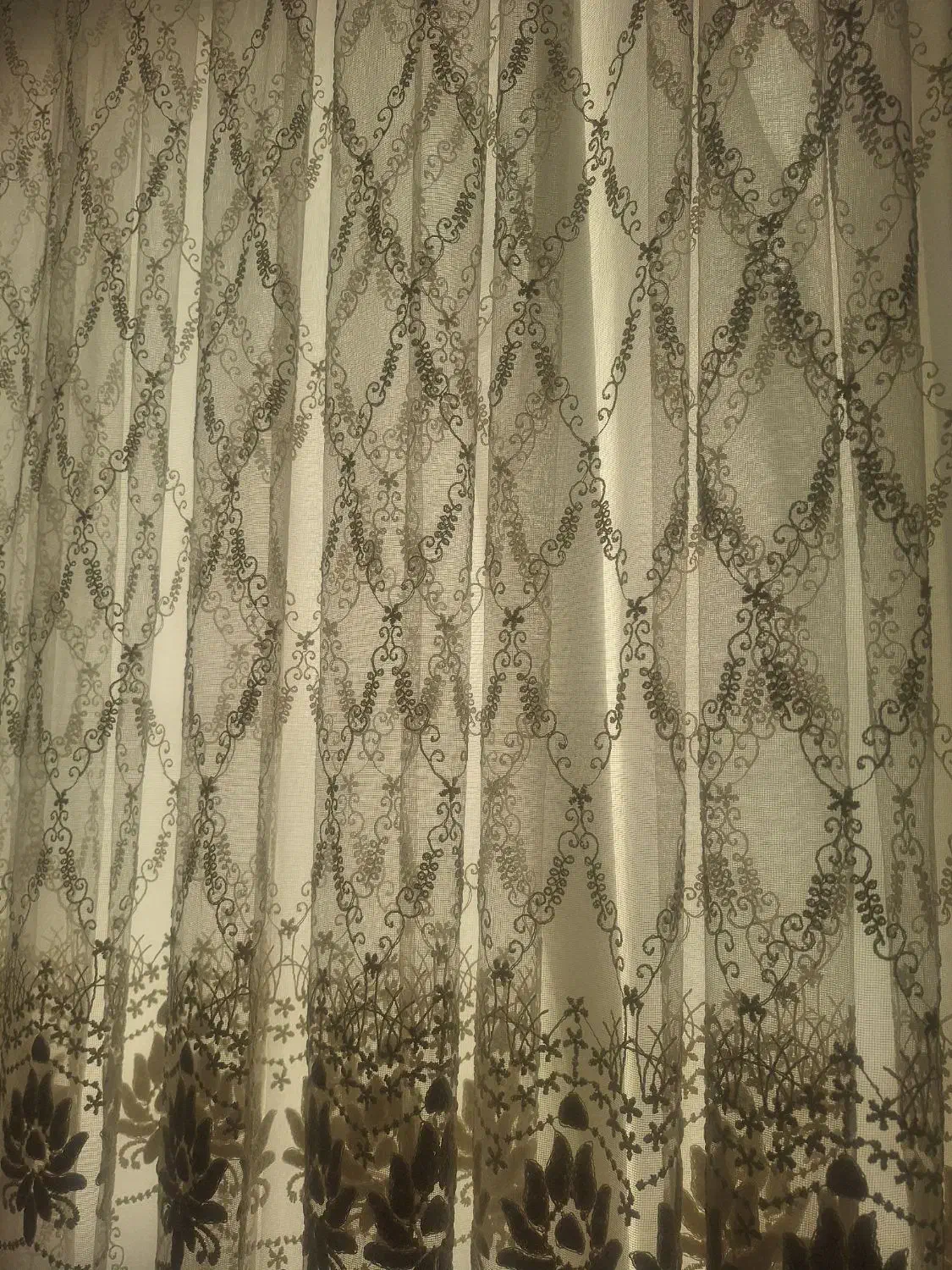 پرده تمیزبه همراه کتیبه|پرده، رانر، رومیزی|سرخنکلاته, |دیوار