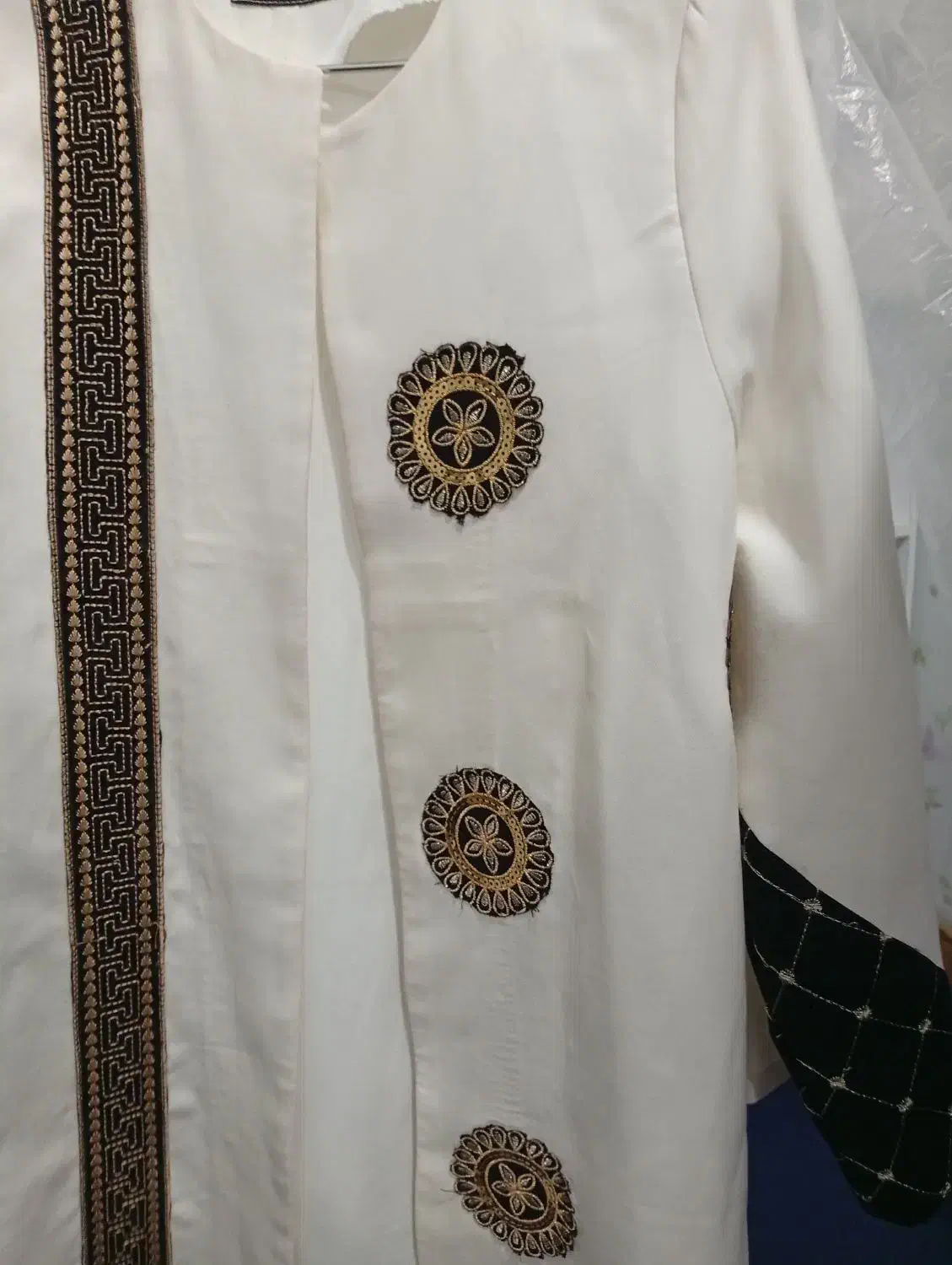 مانتو سفید در حد نو|لباس|کرج, انبار مپنا|دیوار