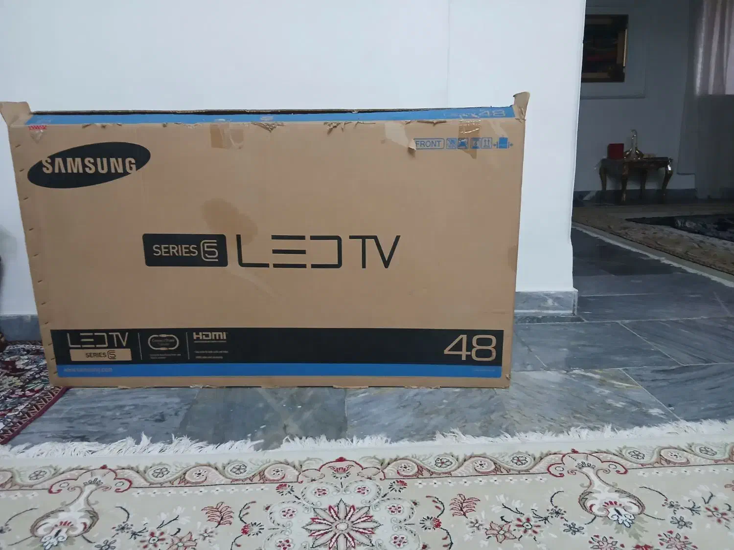 تلویزیون سامسونگ ۴۸ با کارتن|تلویزیون و پروژکتور|بندر ماهشهر, |دیوار