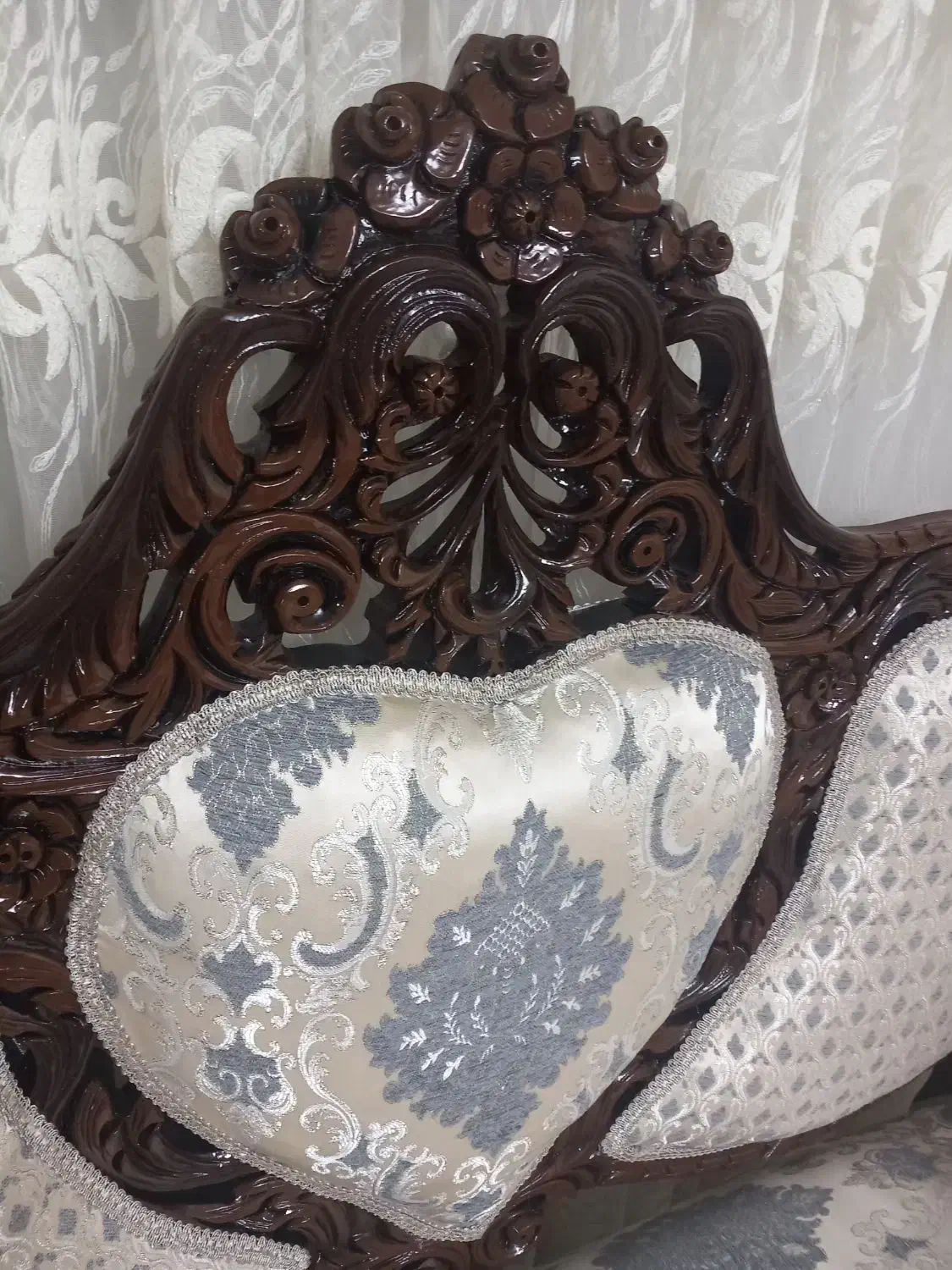 یک سرویس مبل سلطنتی ۹نفره نو|مبلمان خانگی و میز عسلی|اندیشه, اندیشه فاز ۱|دیوار