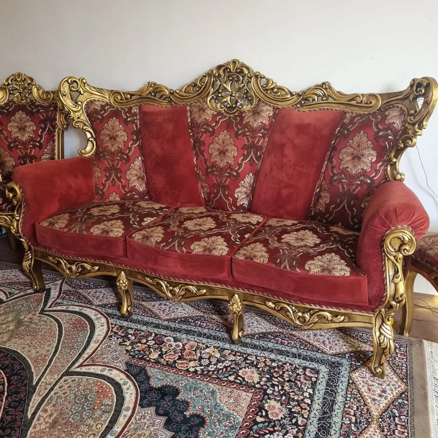 مبل سلطنتی|مبلمان خانگی و میز عسلی|لنجان, |دیوار