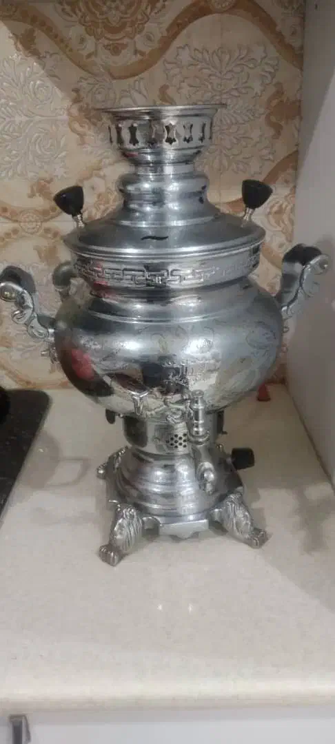 سماور گازی نو بدون هیچ خط و خش|سماور، چایساز، قهوهساز|زاهدان, |دیوار