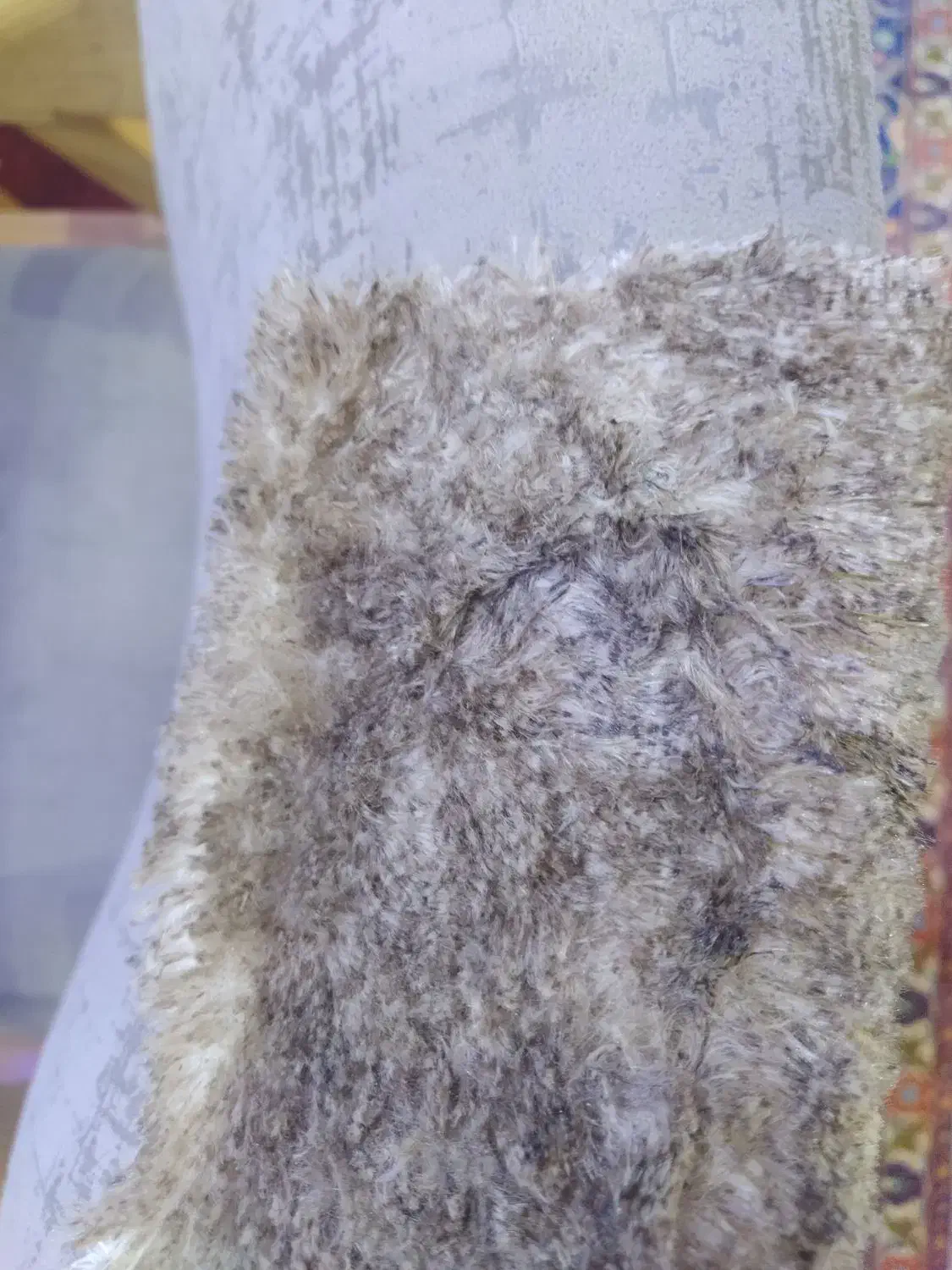 پارچه رومبلی خز|پرده، رانر، رومیزی|شیراز, کرونی(خاتونک)|دیوار