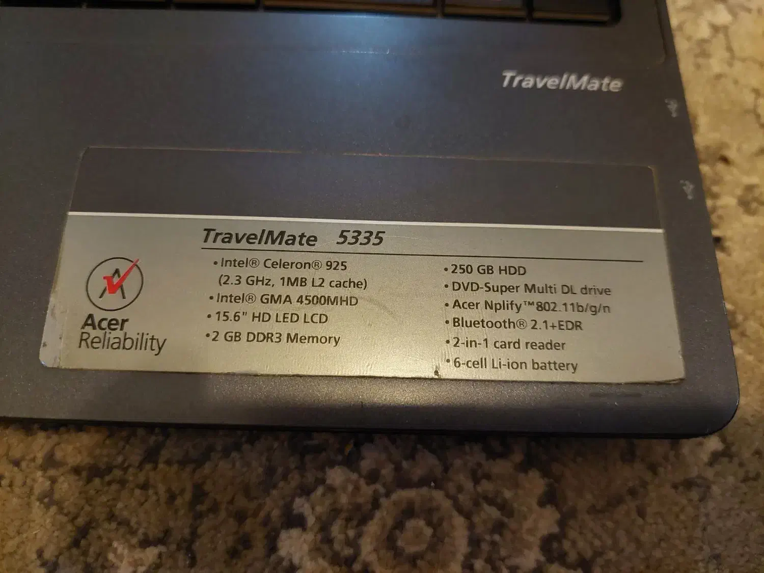 لپتاپ acer|رایانه همراه|تبریز, |دیوار