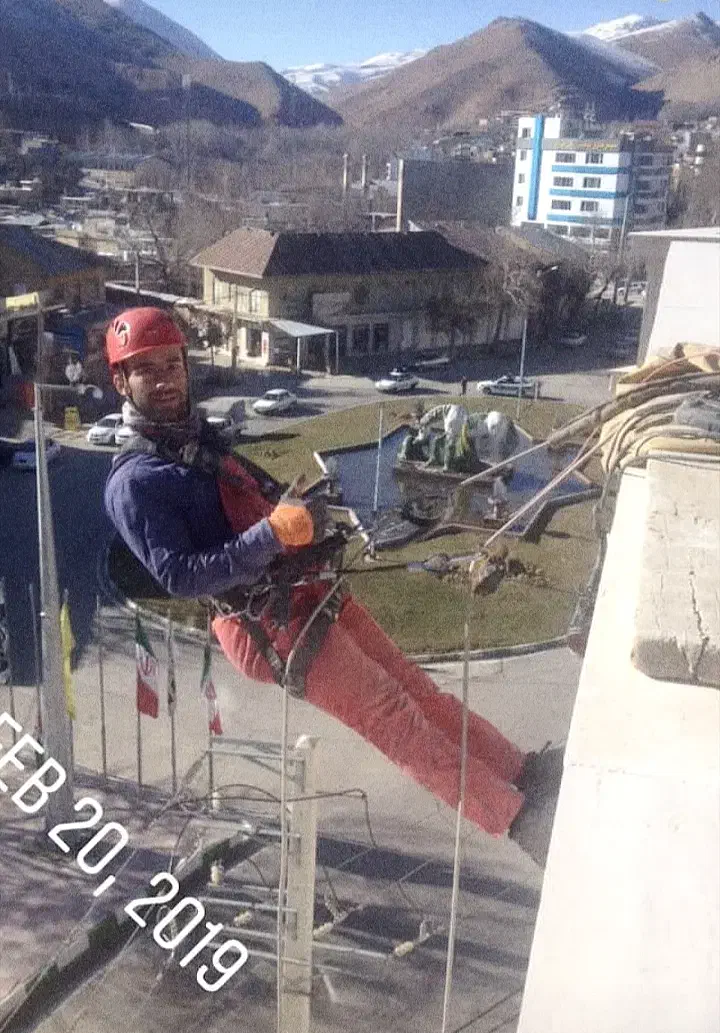 کار در ارتفاع|خدمات پیشه و مهارت|سپیدان, |دیوار