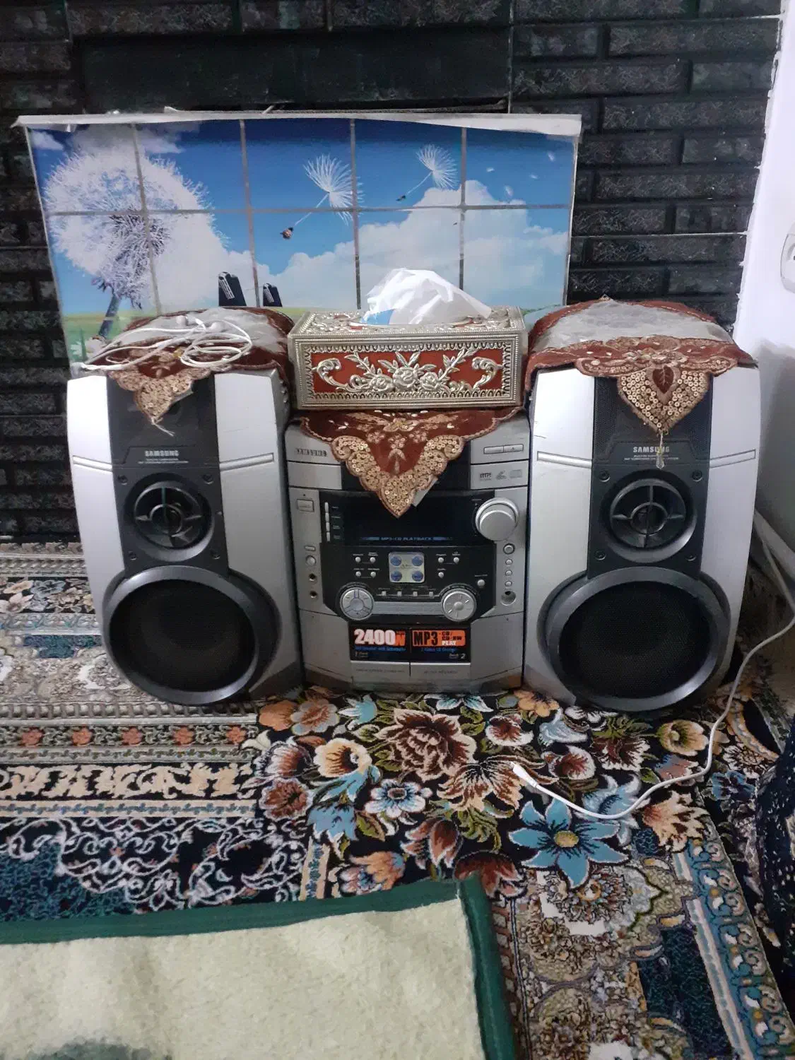 دو عدد ظبط|سیستم صوتی خانگی|بروجرد, |دیوار