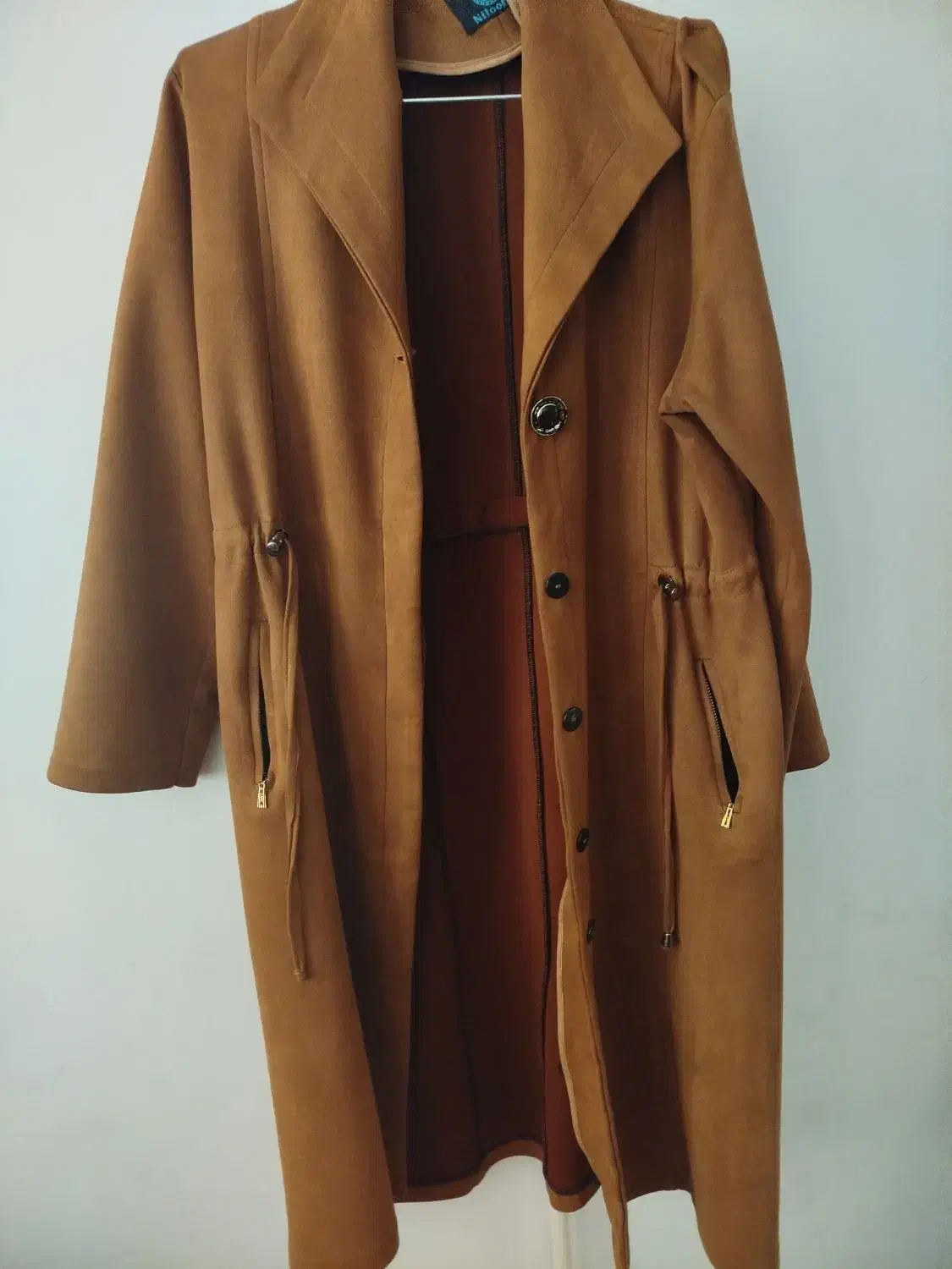 پالتو قهوهای رنگ سایز ۴۶|لباس|دورود, |دیوار