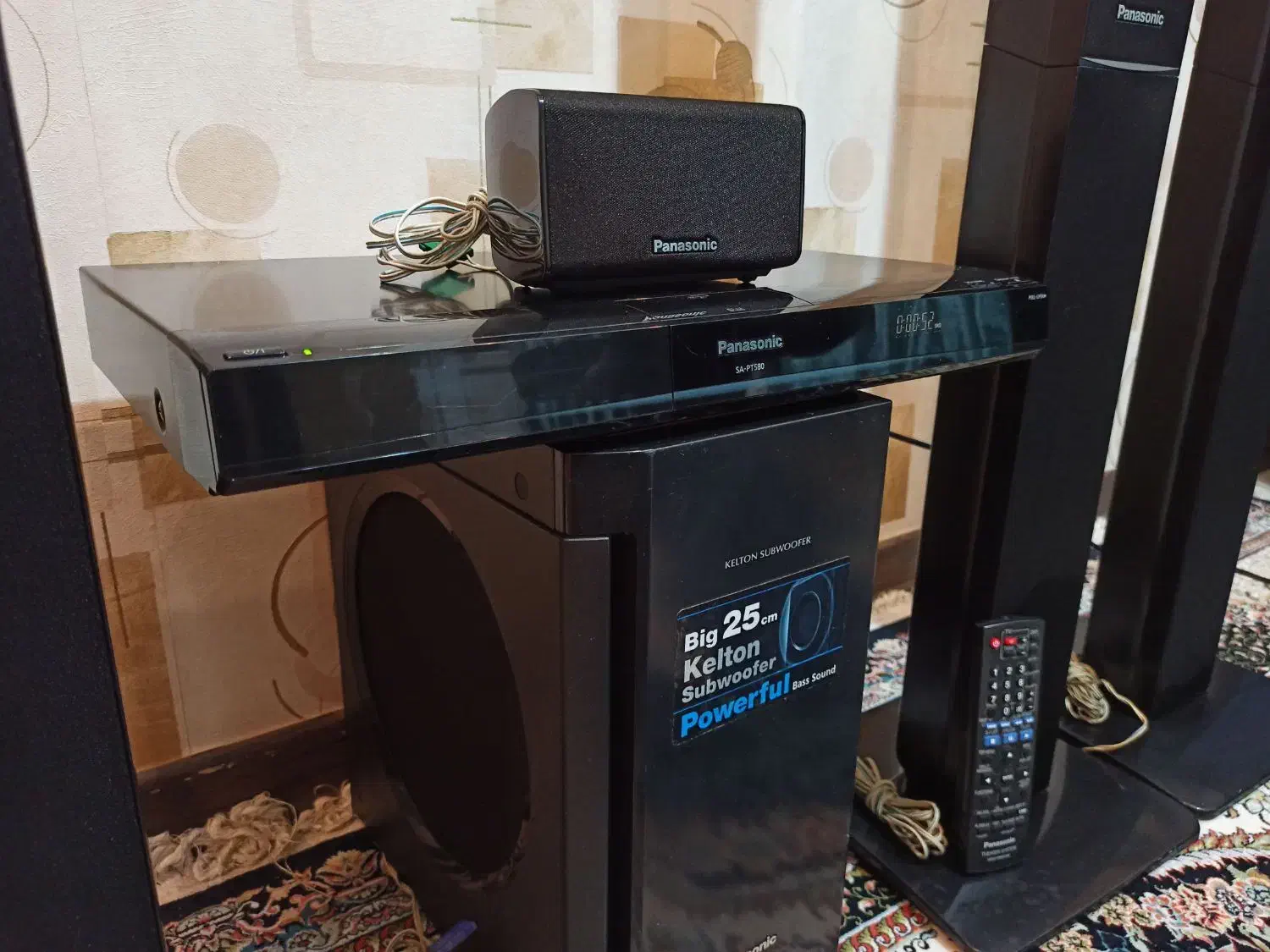 سینماخانگی۷تکه پاناسونیک ژاپن بلوتوثدار 1000W درحد|سیستم صوتی خانگی|کرج, گوهردشت|دیوار