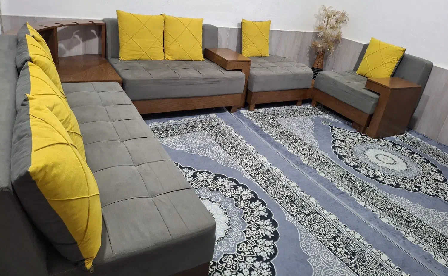 مبل ال راحتی|مبلمان خانگی و میز عسلی|چغادک, |دیوار