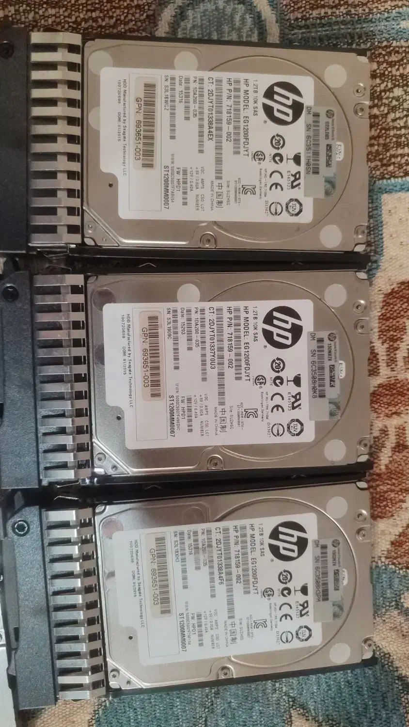 هارد سرور Hp 1.2 Tb  10k|قطعات و لوازم جانبی رایانه|تهران, دانشگاه شریف|دیوار