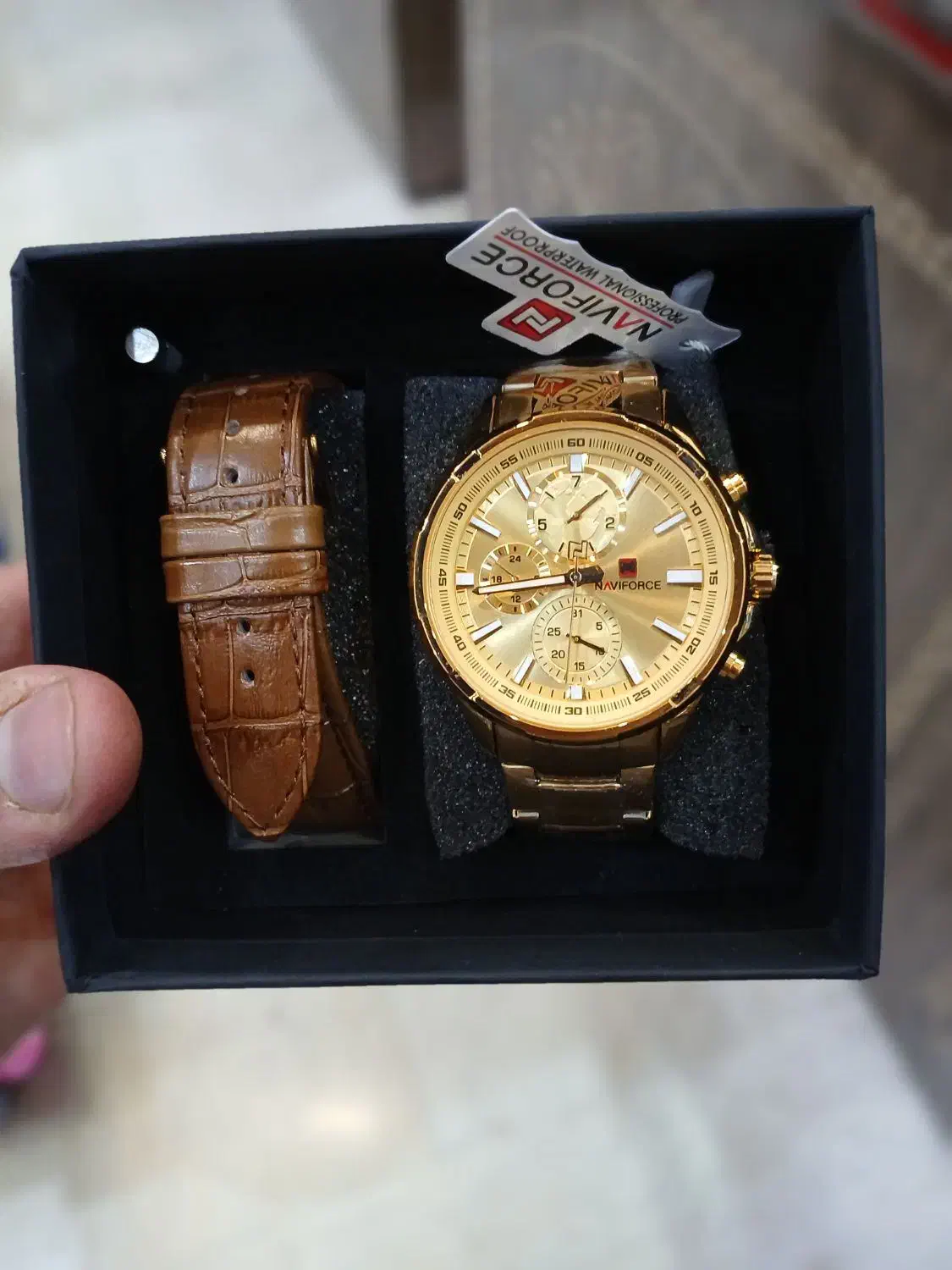 ساعت مچی نیوی فورس اورجینال با بند اضافه کد 9089|ساعت|یزد, |دیوار