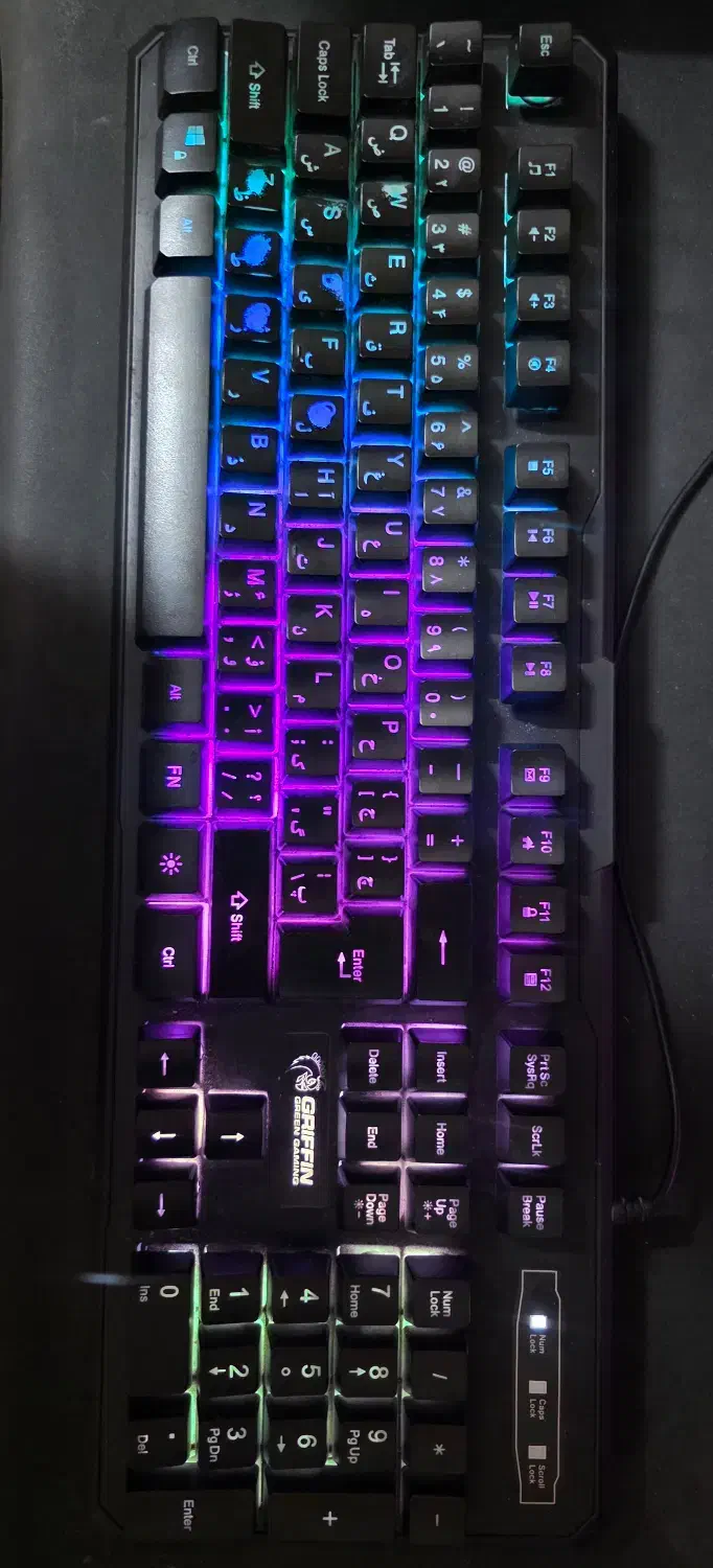 کیبورد گیمینگ مکانیکال باسیم مدل GKM605 RGB|قطعات و لوازم جانبی رایانه|مشهد, احمدآباد|دیوار