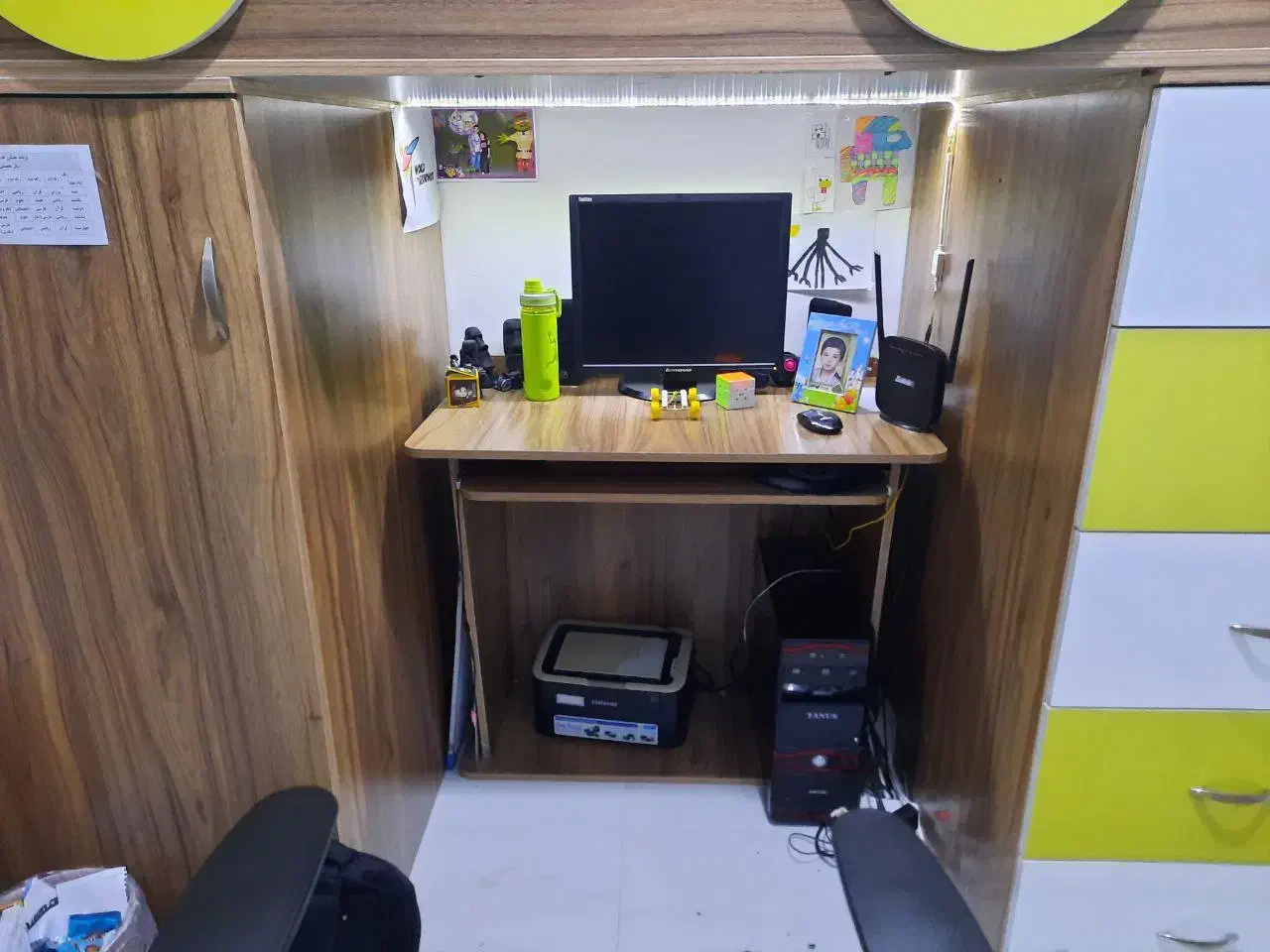 تخت خواب کودک و نوجوان|تخت و سرویس خواب|قوچان, |دیوار