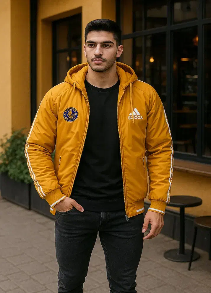 کاپشن مردانه زرد آدیداس مدل Kameron|لباس|اهواز, فرودگاه|دیوار