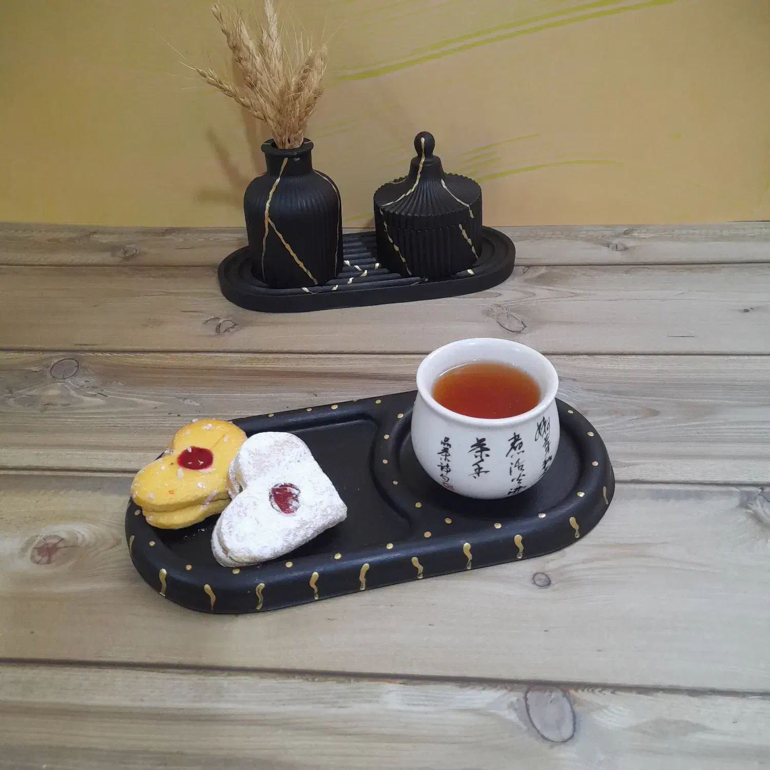 سینی سرو سنگ مصنوعی|ظروف سرو و پذیرایی|چابهار, |دیوار