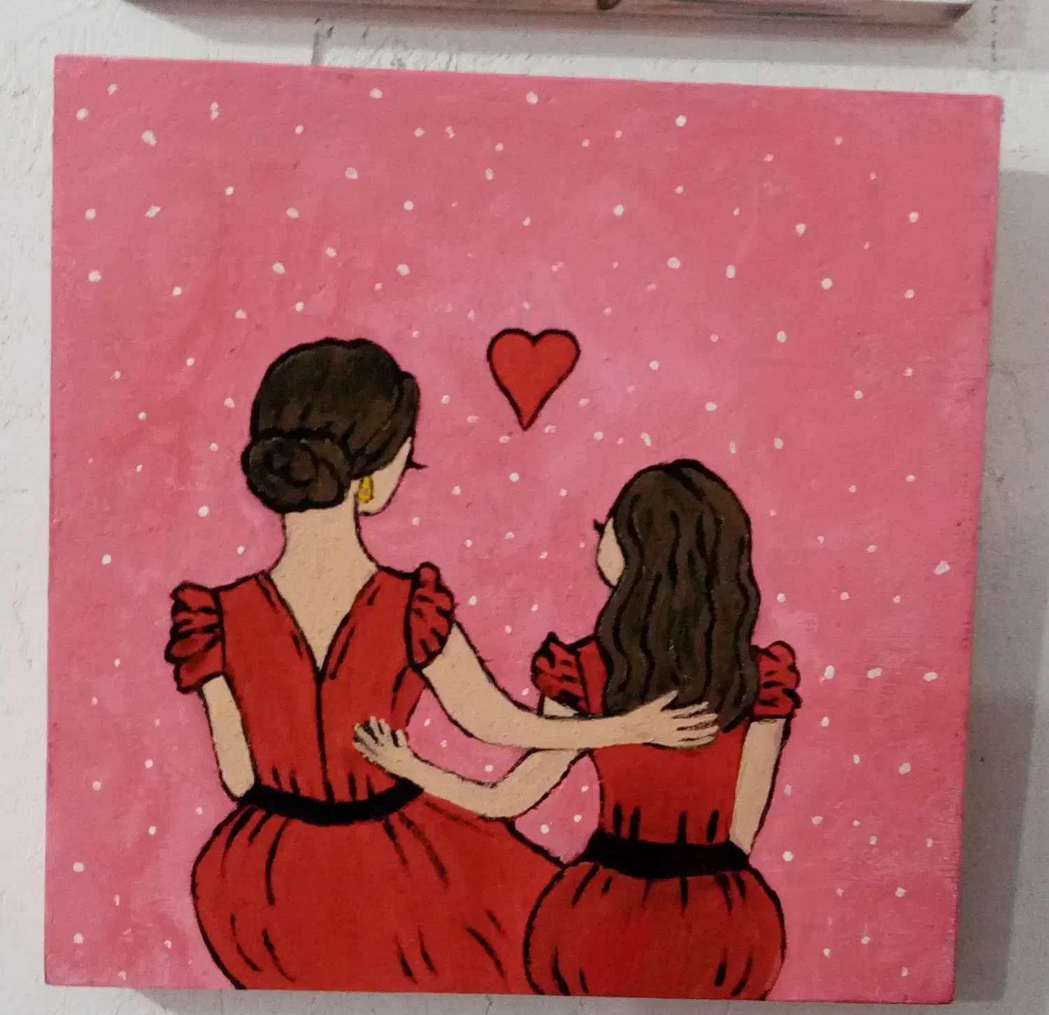 تابلو چوبی. ویژه ی روز مادر|تابلو، نقاشی، عکس|برازجان, |دیوار