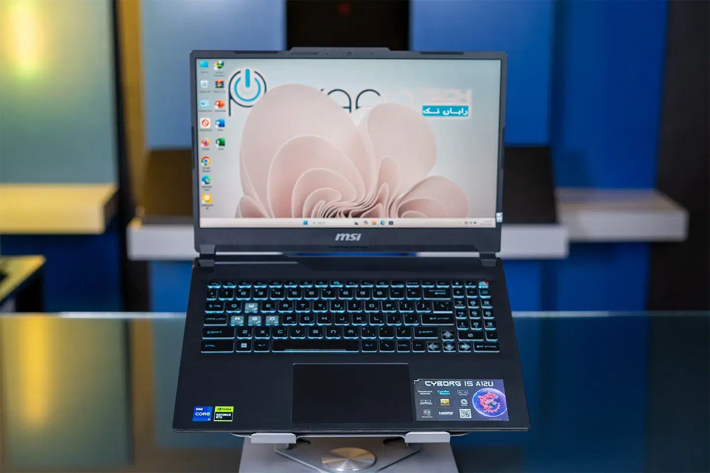 لپ تاپ گیمینگ MSI CYBORG 15 سرعت و قدرت با نسل ۱۲|رایانه همراه|یزد, |دیوار