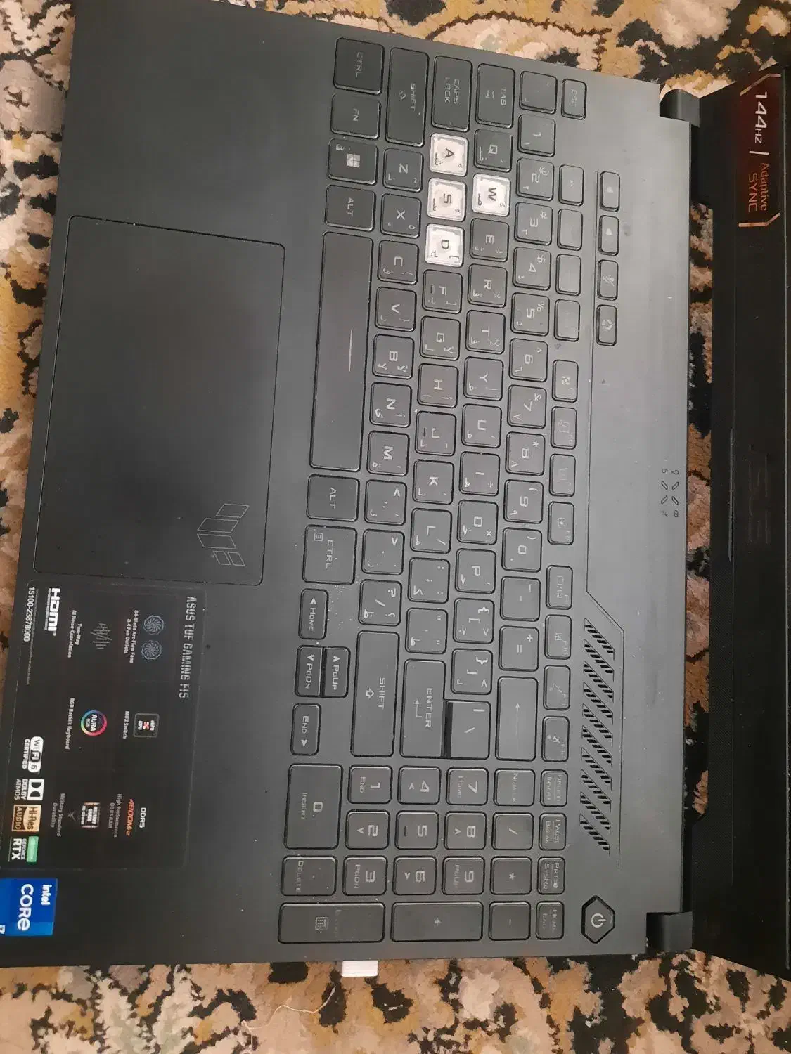 لپ تاپ asus fx507zm|رایانه همراه|شیراز, سینما سعدی|دیوار