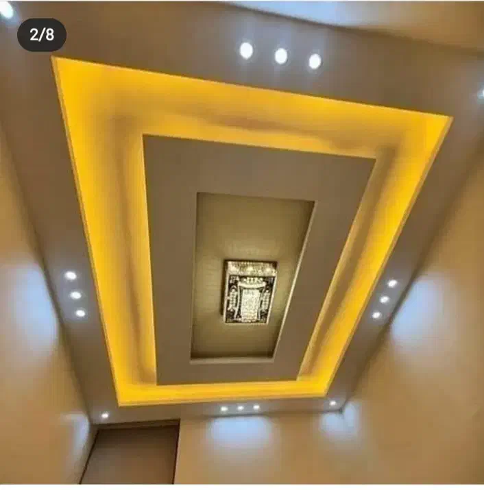 کناف وکاغذدیواری .کابینت کمددیواری اینه باریسول|عمده‌فروشی|فلاورجان, |دیوار