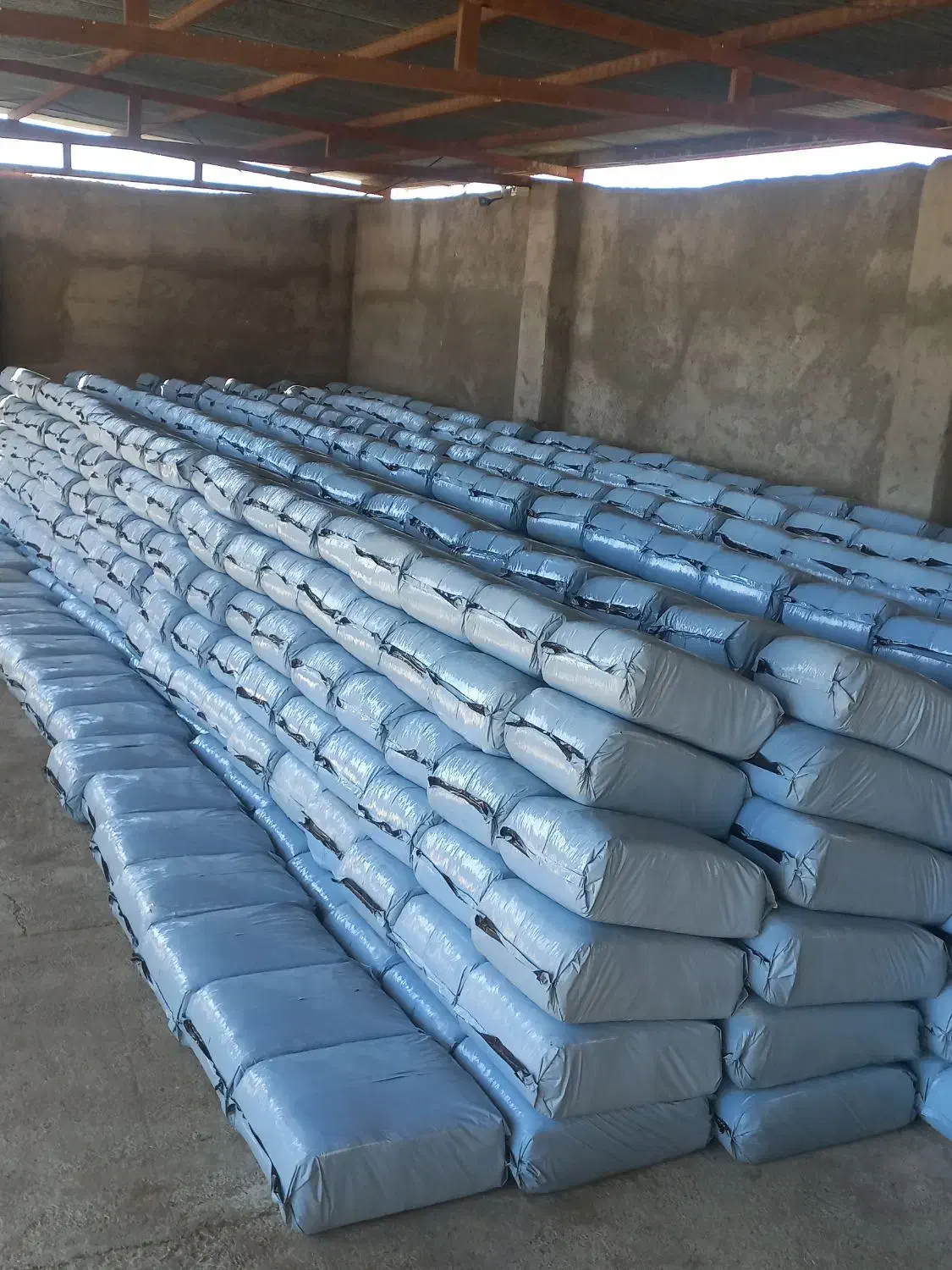 بسته بندی علوفه ذرت|حیوانات مزرعه|صوغان, |دیوار