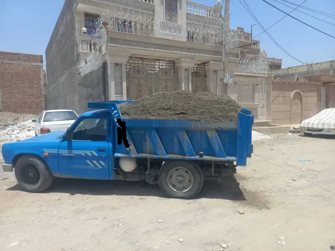 حمل شن و ماسه تناژ بالا نیسان کمپرسی|خدمات حمل و نقل|ایرانشهر, |دیوار