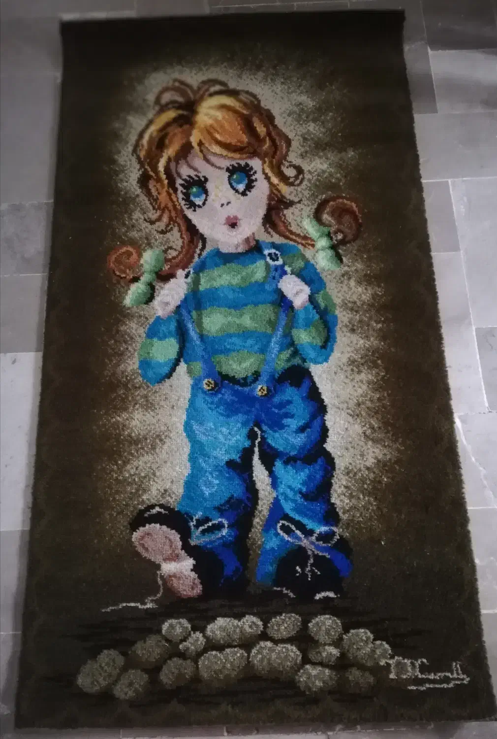 قالیچه اتاق کودک|فرش|رستم‌آباد, |دیوار