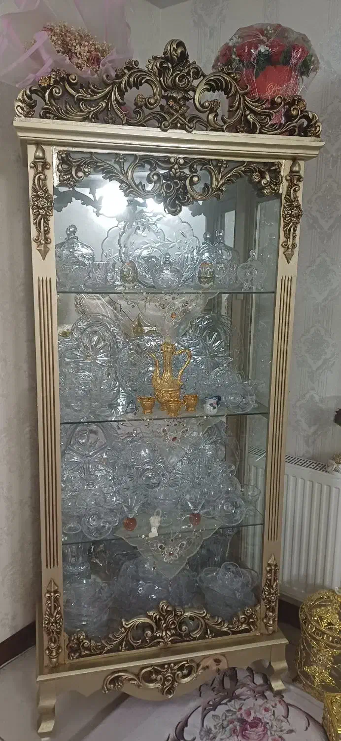 ویترین شیشه ای|بوفه، ویترین، کنسول|باقرشهر, |دیوار