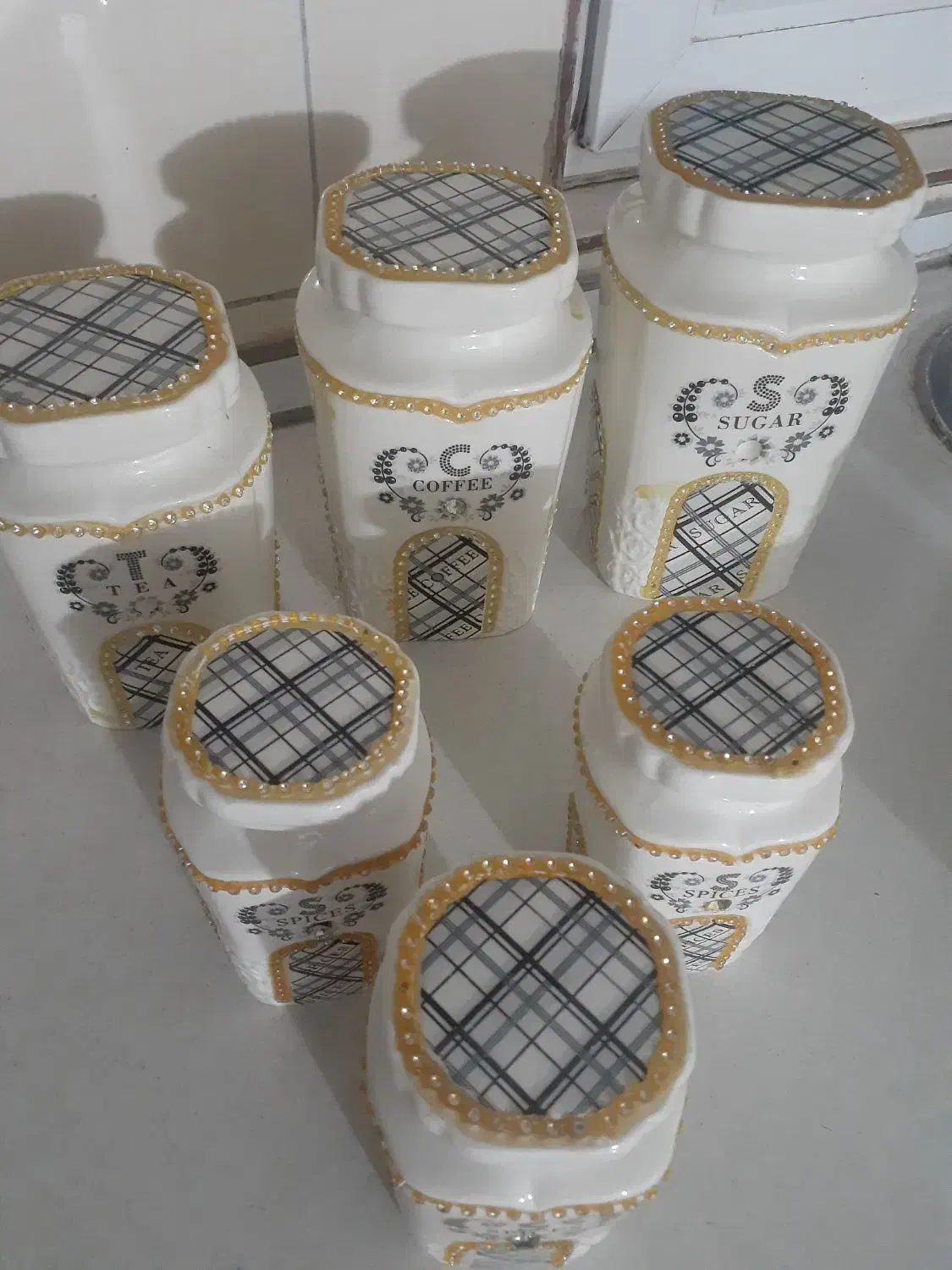 پاسماوری ۸ تیکه|ظروف سرو و پذیرایی|ورامین, خیر آباد|دیوار