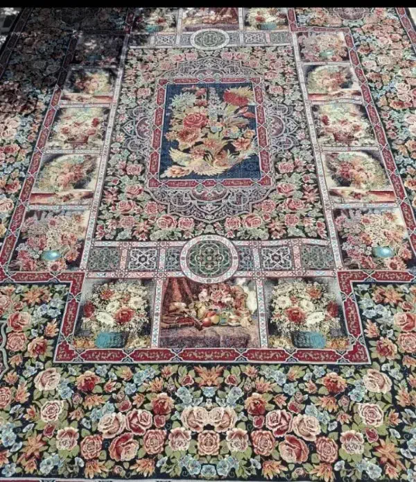 قالی باغ ارم ۷۰۰ شانه|فرش|اندیمشک, |دیوار