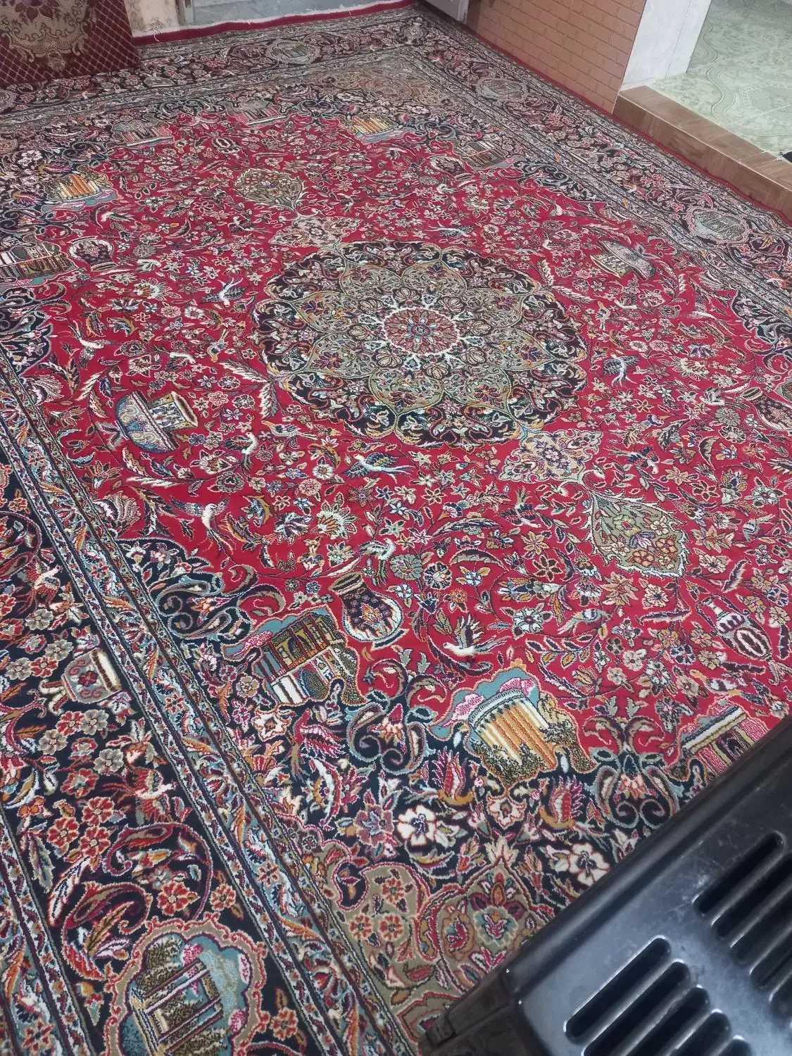 فرش|فرش|سراب, |دیوار