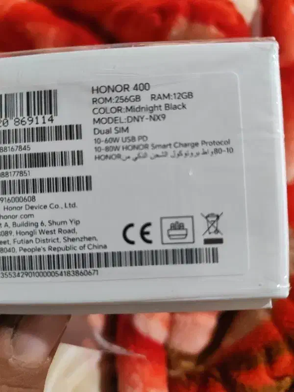 آنر 400 رم 12 حافظه 256 رنگ مشکی 2 روز کار|موبایل|زیباشهر, |دیوار