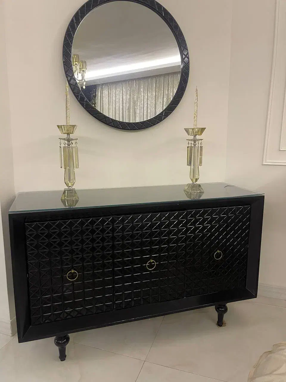 ست کنسول آینه جلو مبلی عسلی میز تی وی|بوفه، ویترین، کنسول|اندیشه, اندیشه فاز ۳|دیوار