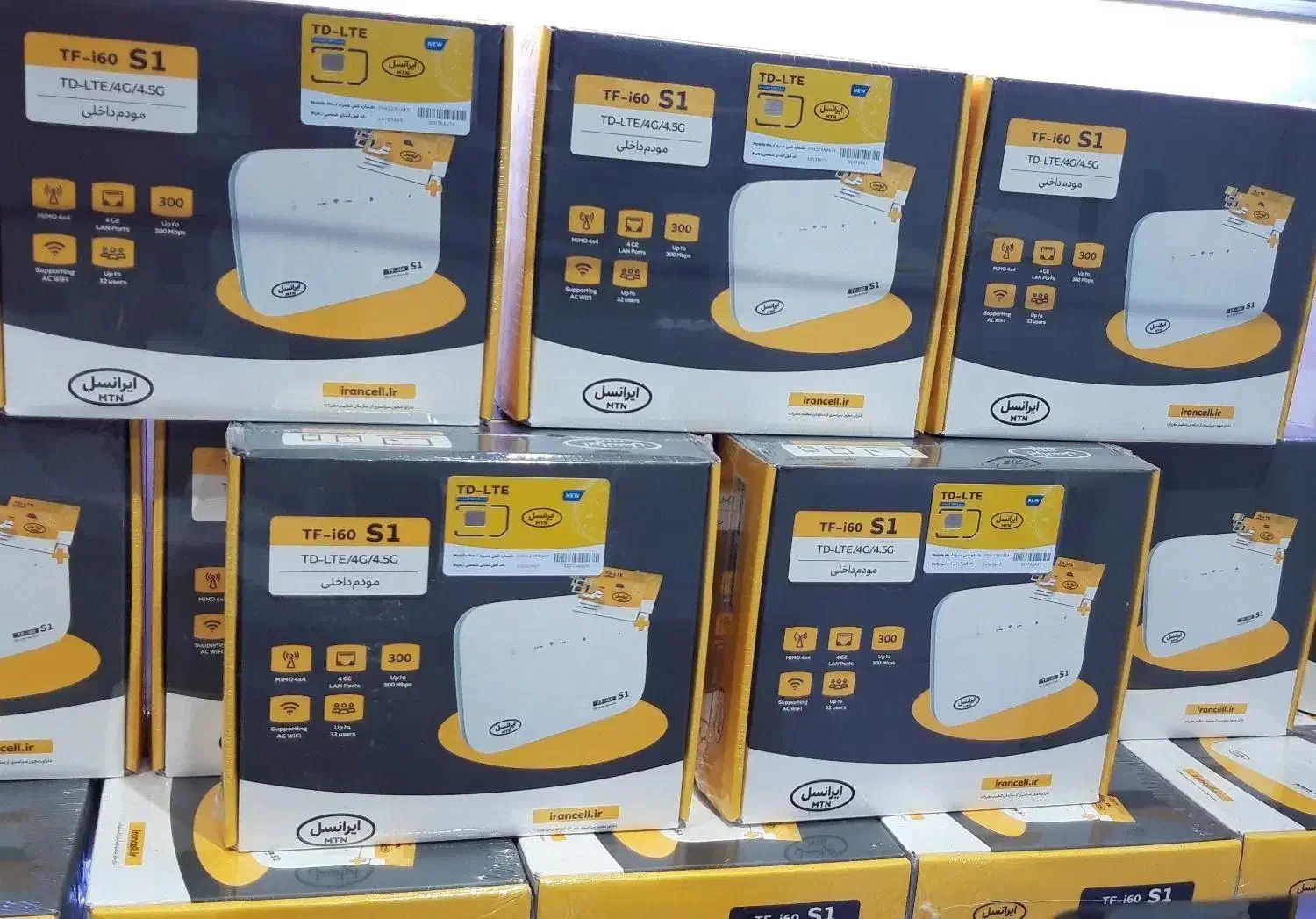 مودم TD-LTE سیمکارتی ایرانسل ( اقساطی )|مودم و تجهیزات شبکه|خوی, |دیوار