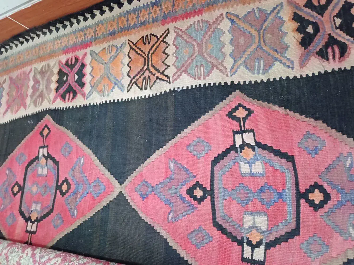 گلیم ۳متری|گلیم، جاجیم، گبه|زنجان, |دیوار