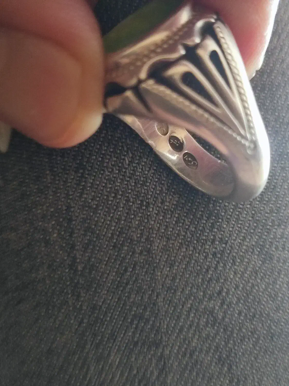 انگشتر نقره زبرجد|جواهرات|پیشوا, |دیوار