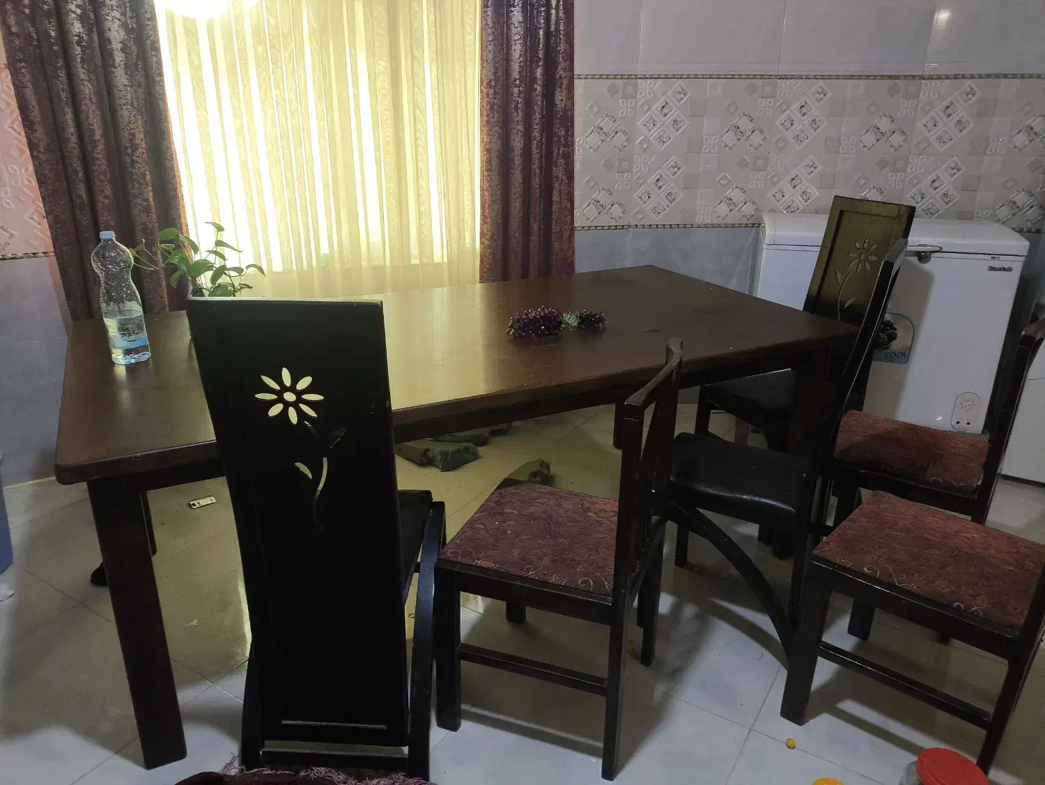 میز ناهار خوری|میز و صندلی غذاخوری|کنارک, |دیوار