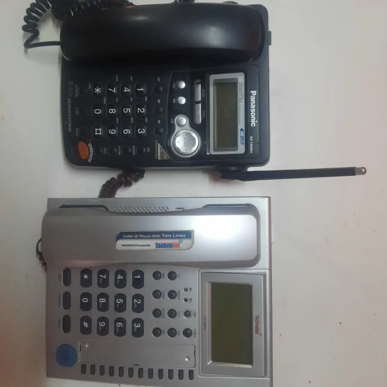 دوعددگوشی رومیزی پاناسونیک|تلفن رومیزی|زارچ, |دیوار