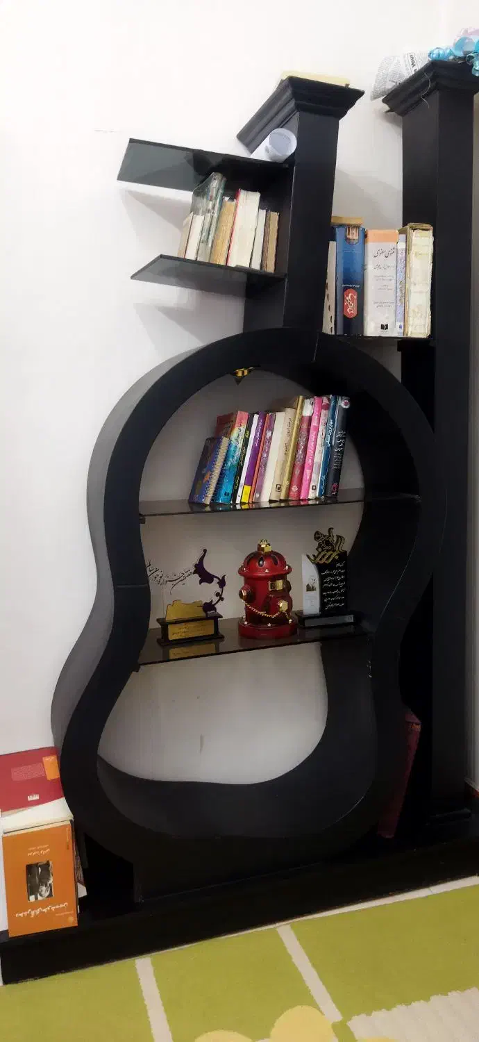 بوفه، کتابخانه|کتابخانه، شلف، قفسههای دیواری|بروجرد, |دیوار