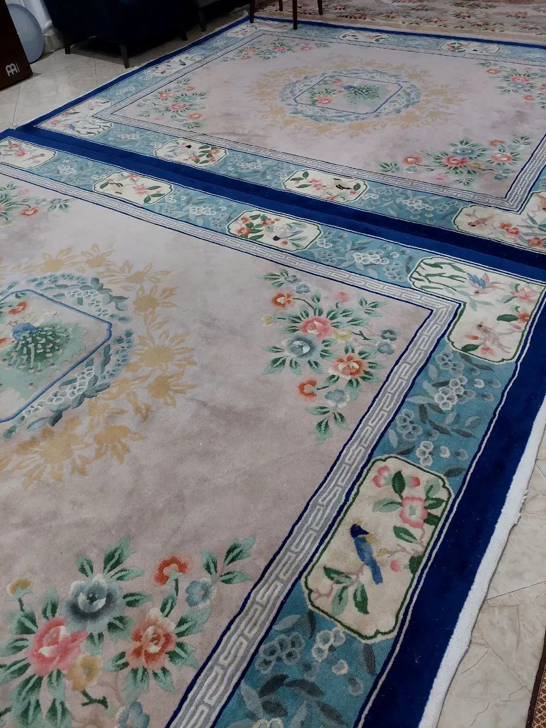 فرش دستبافت باغ پرندگان چینی|فرش|کرج, شهرک پردیسان|دیوار