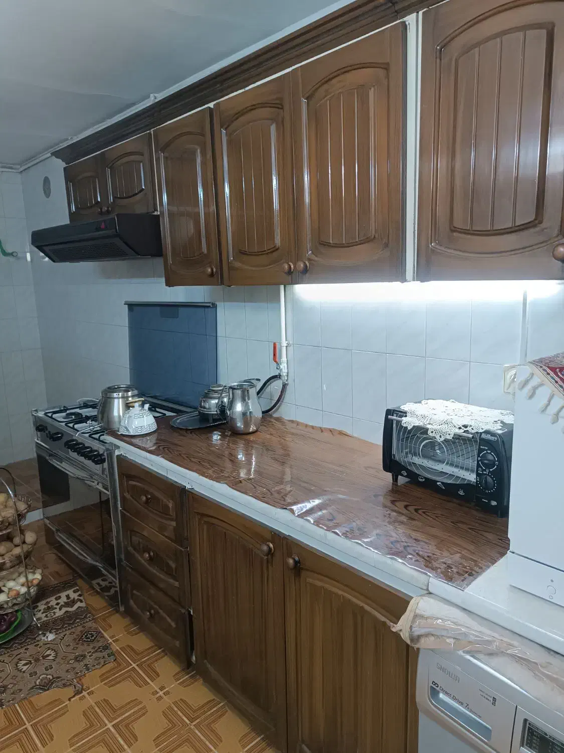 کابینت آشپزخانه|آب‌چکان و نظم‌دهنده ظروف|قم, زنبیل آباد|دیوار