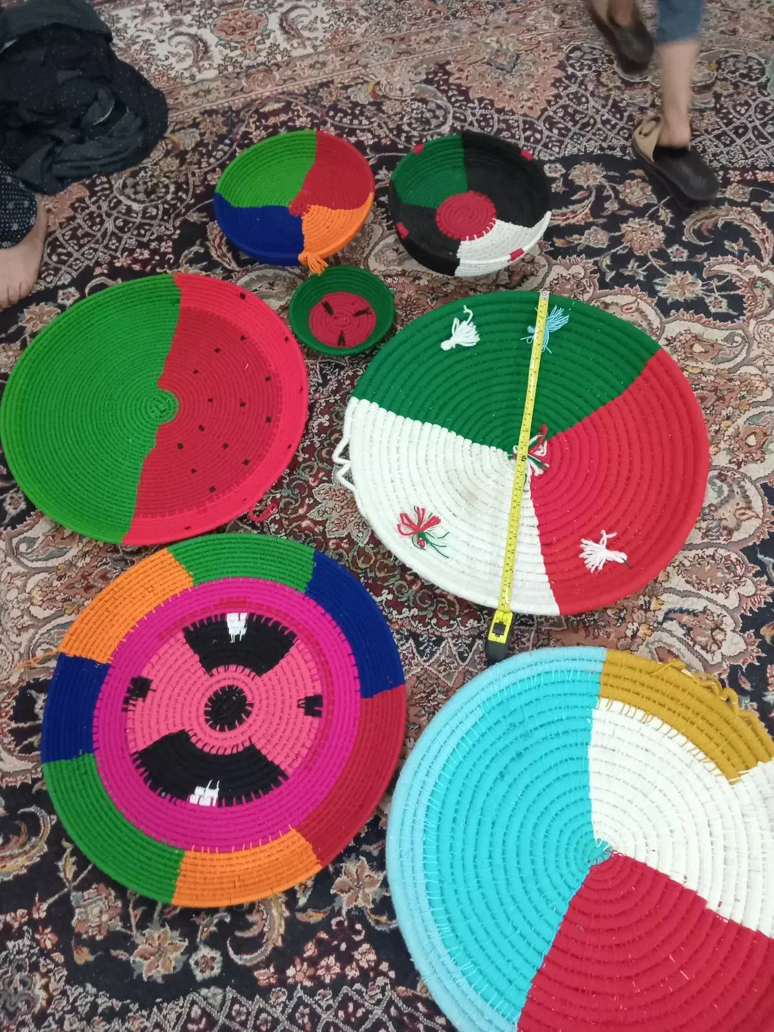 دم کنی ومیوه خوری دست بافت|سفره، حوله، دستمال آشپزخانه|خرم‌آباد, |دیوار