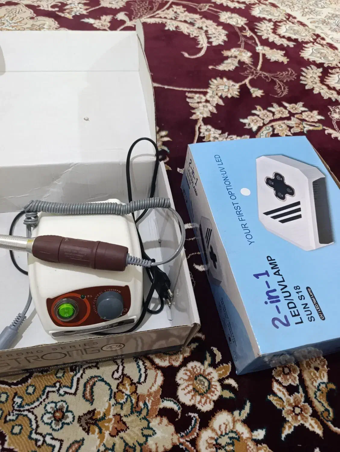 وسایل کاشت ناخن نو و در حد نو بفروش میرسد|آرایشی، بهداشتی، درمانی|یاسوج, |دیوار